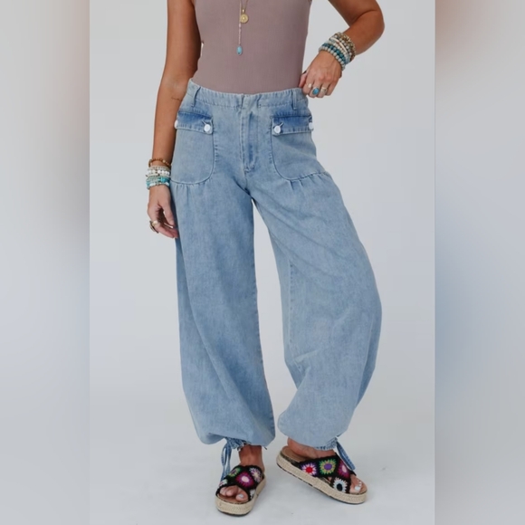 Three Bird Nest Denim - First Things First Wide Leg Jean